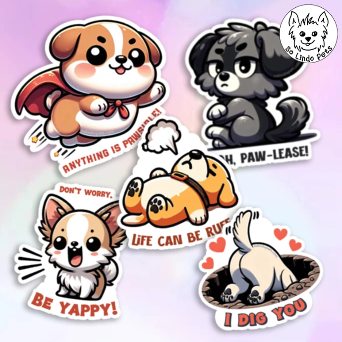 Sticker: Dog-themed (B1)