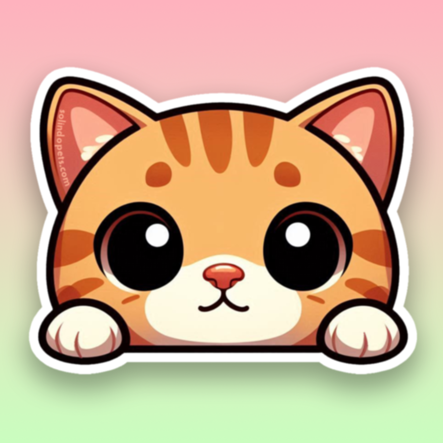 Sticker: (by appearance) Cat faces