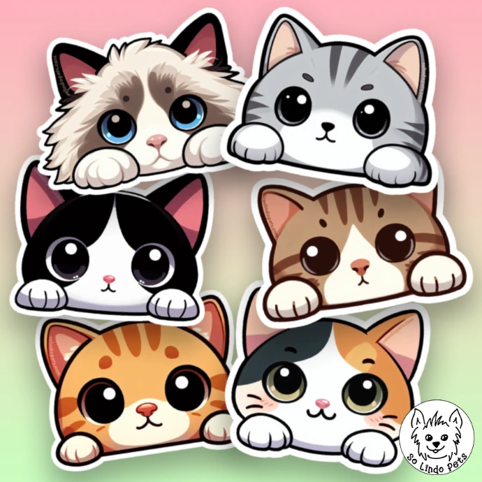 Sticker: (by appearance) Cat faces (H1)