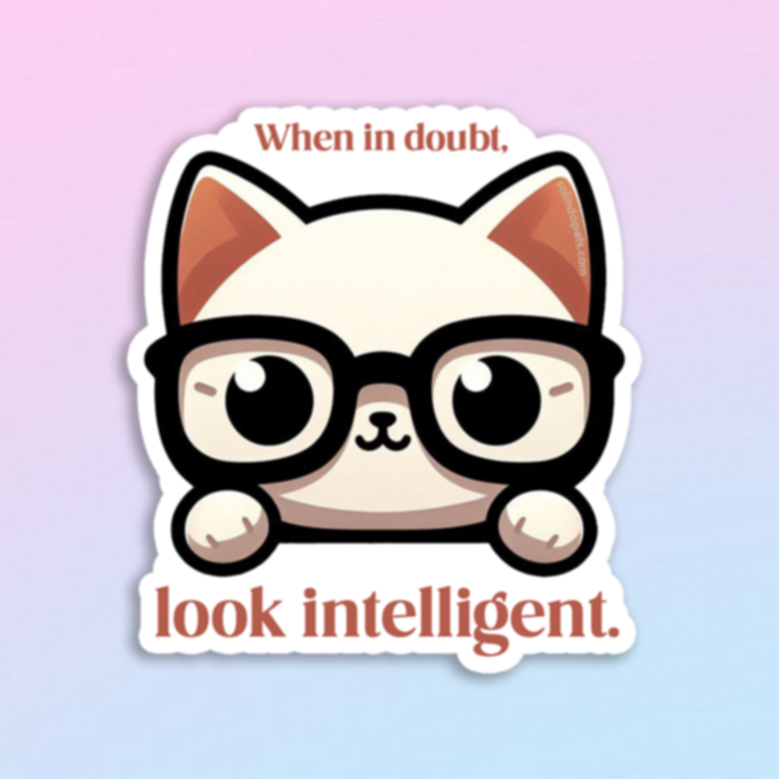 Sticker: Cat-themed