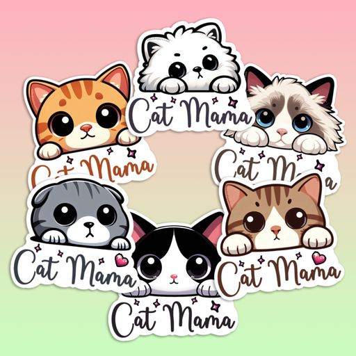 Sticker: (by appearance) Cat Mama